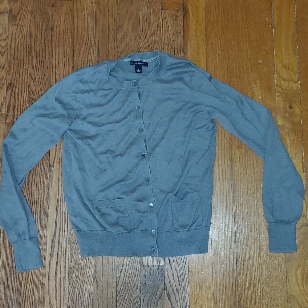 Womans Banana Republic Button Down Sweater